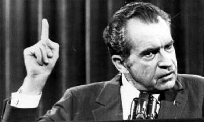 Richard Nixon is famous for saying "I'm not a crook,"...