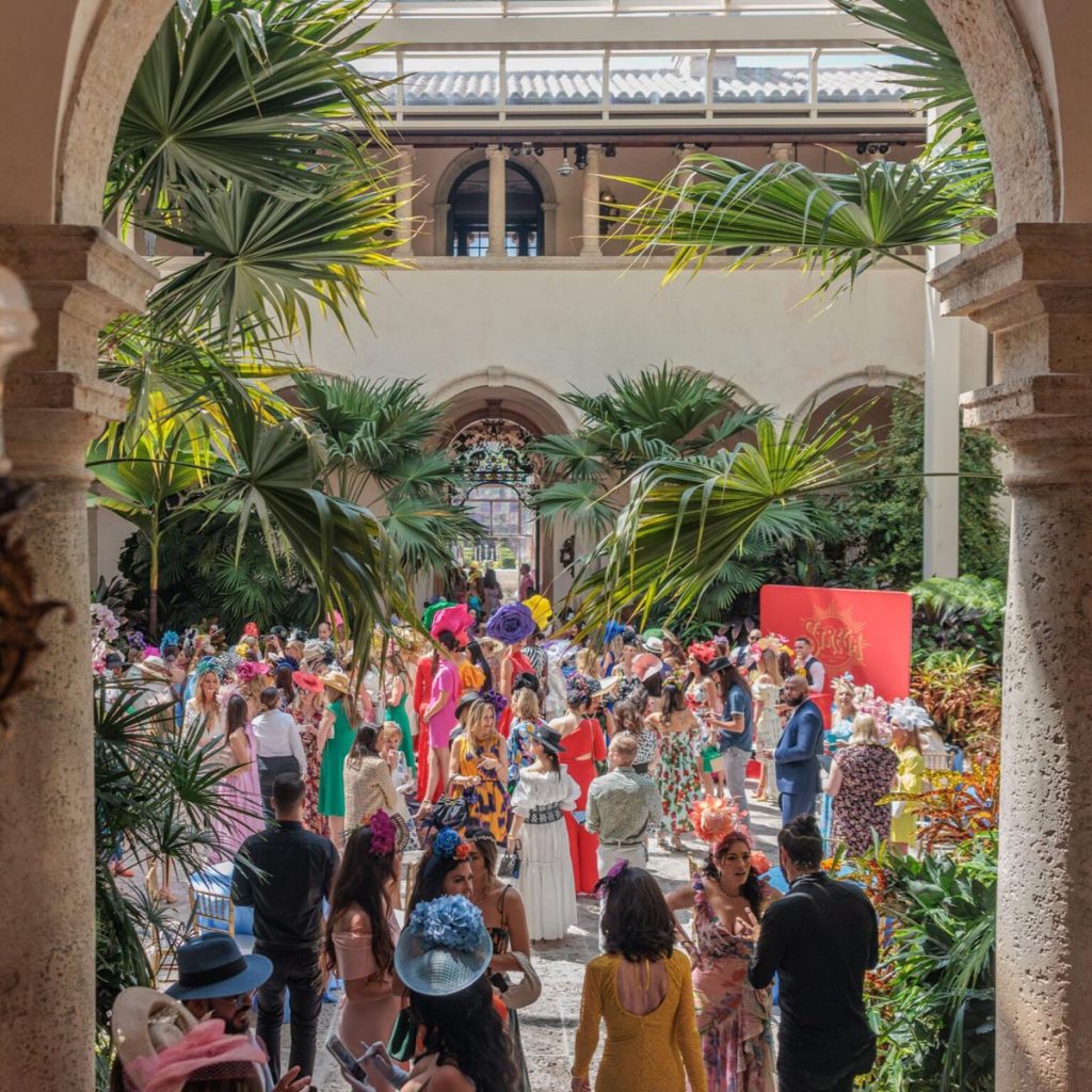 Scenes from the Vizcaya Preservation Luncheon. Photo courtesy of Vizcaya Museum and Garden