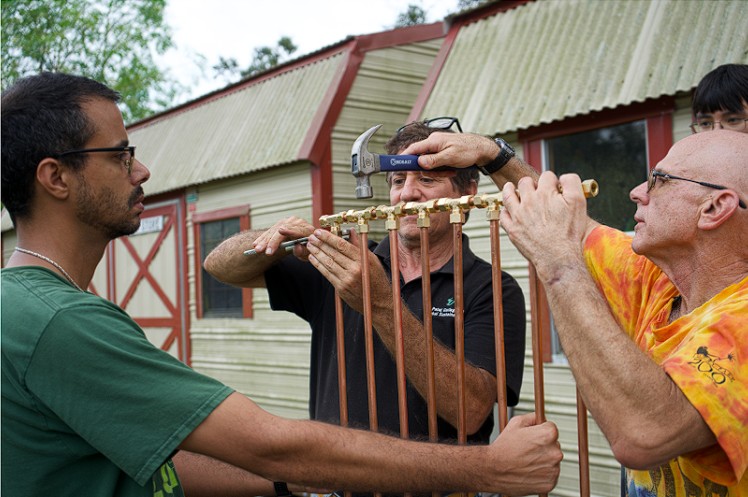 USF students collaborate on solar water heater prototype