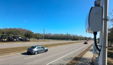 School zone speed cameras capture pictures, video and the speed of every vehicle that drives under them. After reviewing the evidence, deputies decide whether or not to cite the driver. (Spectrum News)