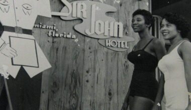 Exterior of the Sir John Hotel in Overtown, shot sometime in the 1960s. Credit: Black Archives.