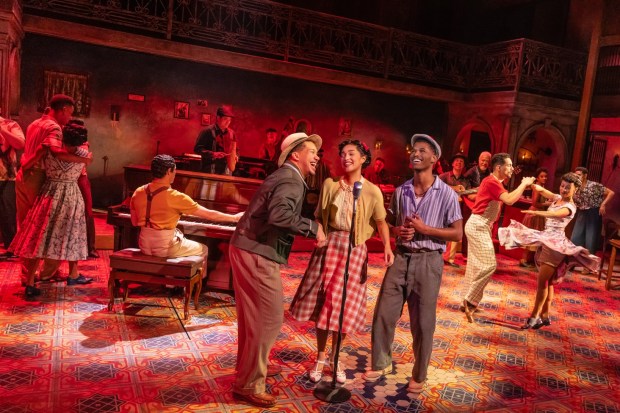 The Broadway company of "Buena Vista Social Club." The national tour will play the Broward Center in Fort Lauderdale Oct. 13-18, 2026. (Matthew Murphy/Courtesy)