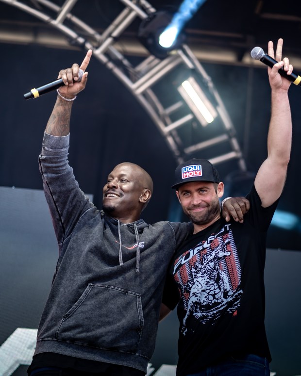 Tyrese Gibson, left, and Cody Walker - both luminaries of the "Fast & Furious" film franchise - will once again be at FuelFest in West Palm Beach on Saturday, Feb. 28. (FuelFest/Courtesy)