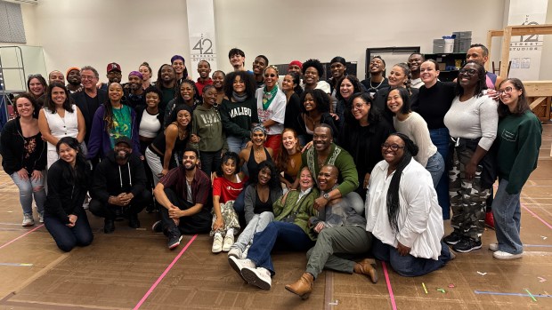 Alicia Keys and the Broadway national tour cast of "Hell's Kitchen," which comes to Fort Lauderdale March 10-22. (Hell's Kitchen/Courtesy)