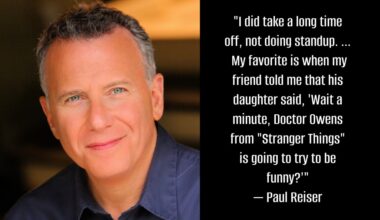 Paul Reiser on Ireland, comedy, 'Stranger Things'