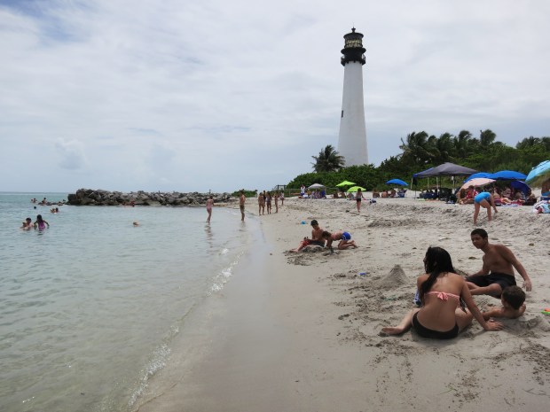 The Cape Florida Lighthouse, inside Bill Baggs Cape Florida State Park on Key Biscayne, is the oldest structure in Miami Dade County. (Bonnie Gross, Florida Rambler/Courtesy)