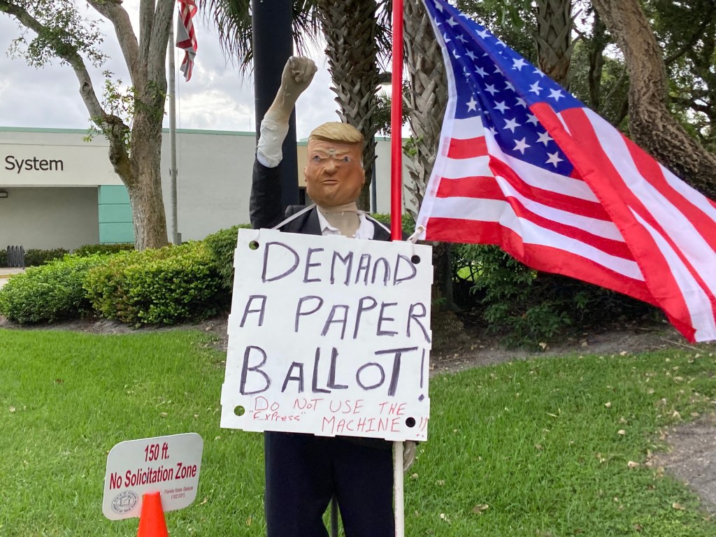 Republicans may end use of Palm Beach County's early voting system