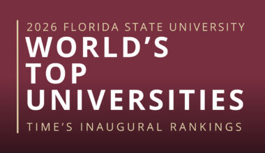 FSU leads Florida in innovation and economic impact in TIME's inaugural global rankings