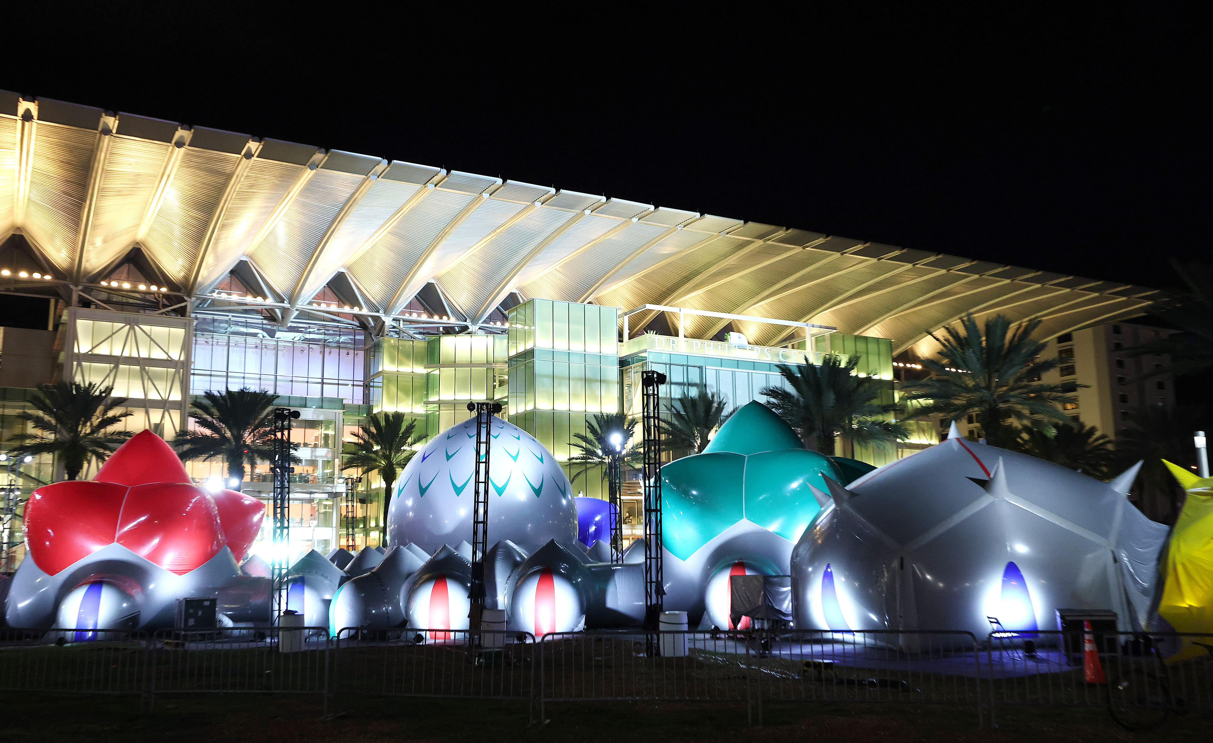 Inflatables that are part of the Architects of Air Arborialis...