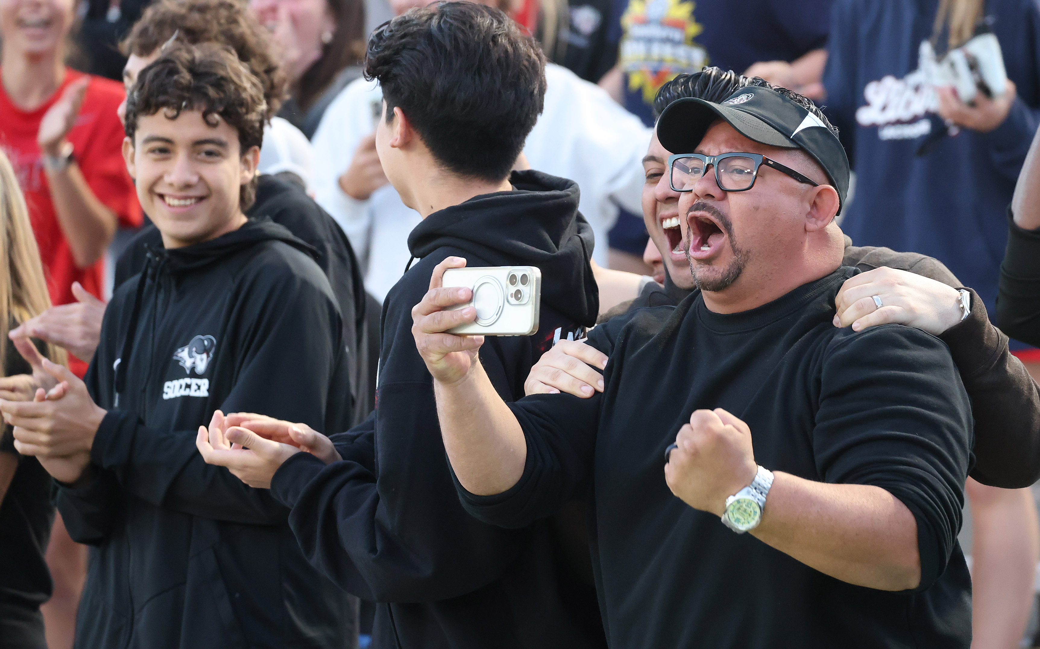 Lake Mary High fans cheer during the FHSAA Class 7A...