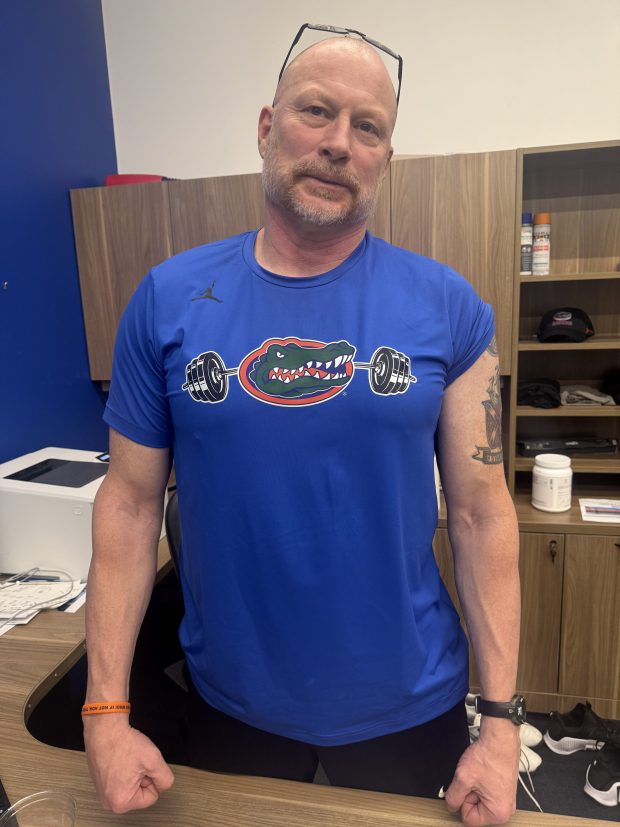 Florida's new strength and conditioning coach Rusty Whitt held the same position under head coach Jon Sumrall during two seasons each at Troy and Tulane. (Edgar Thompson/Orlando Sentinel)
