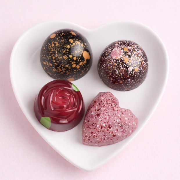 Gorgeous bonbons from The Glass Knife make a stellar gift by themselves, or as an add-on to a box of baked Valentine goodies. (Photo courtesy The Glass Knife)