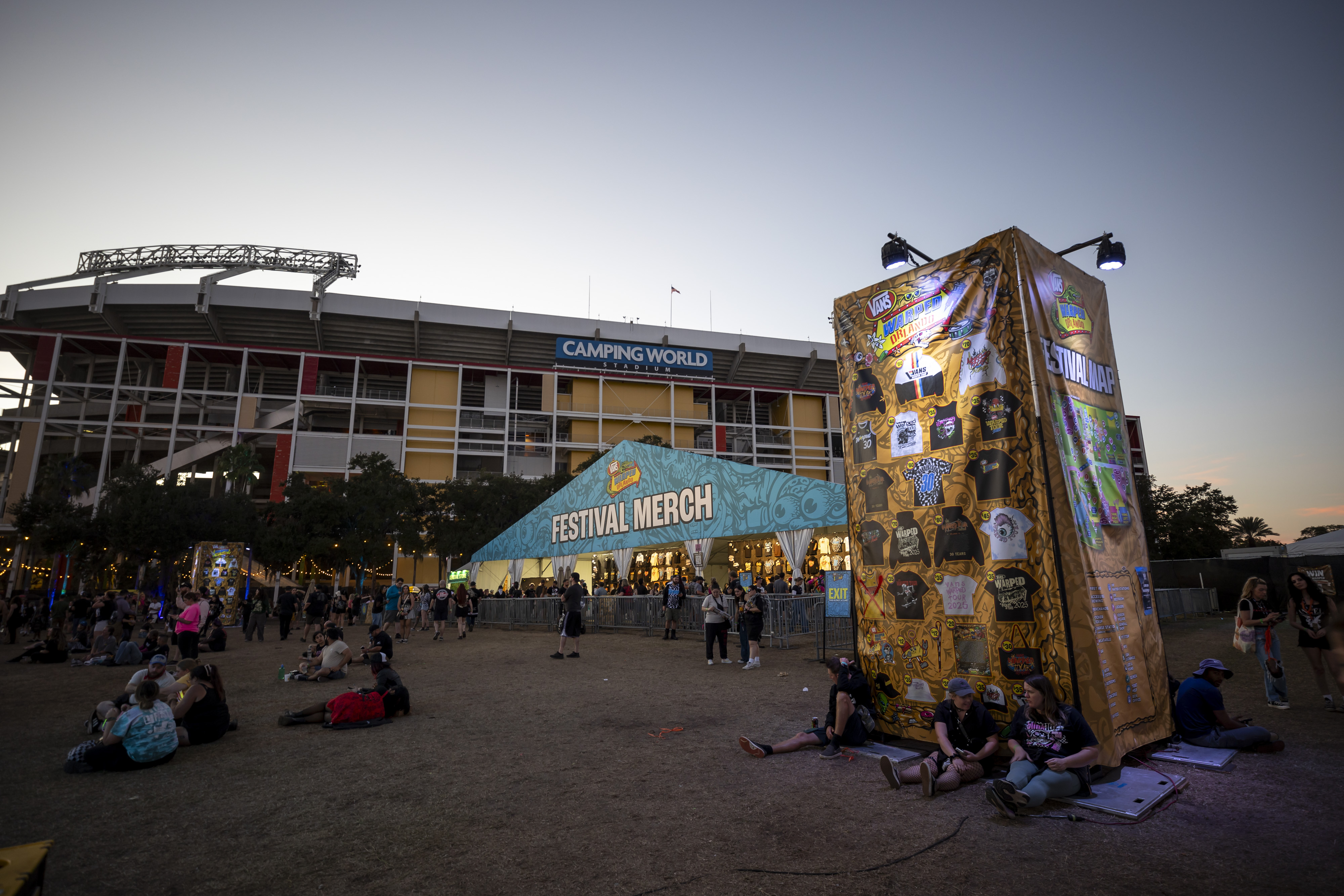 Vans Warped Tour pops up at Tinker Field outside of...