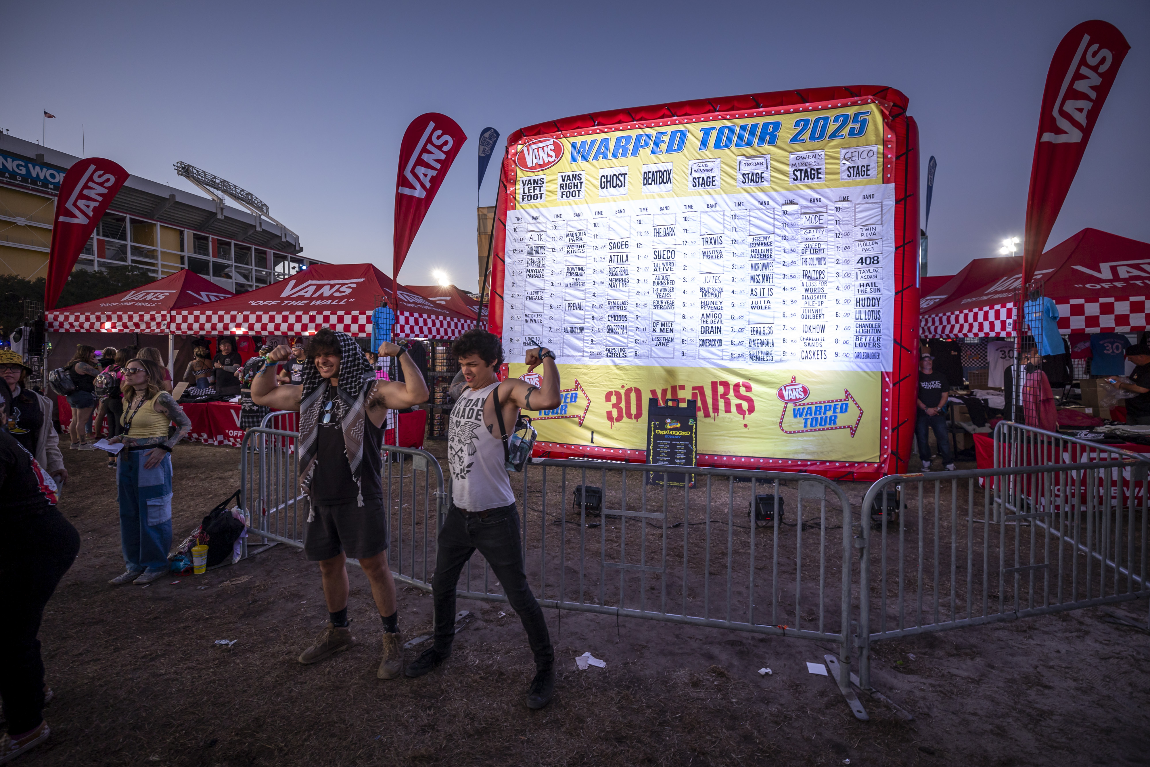 Vans Warped Tour makes a stop in Orlando, the last...