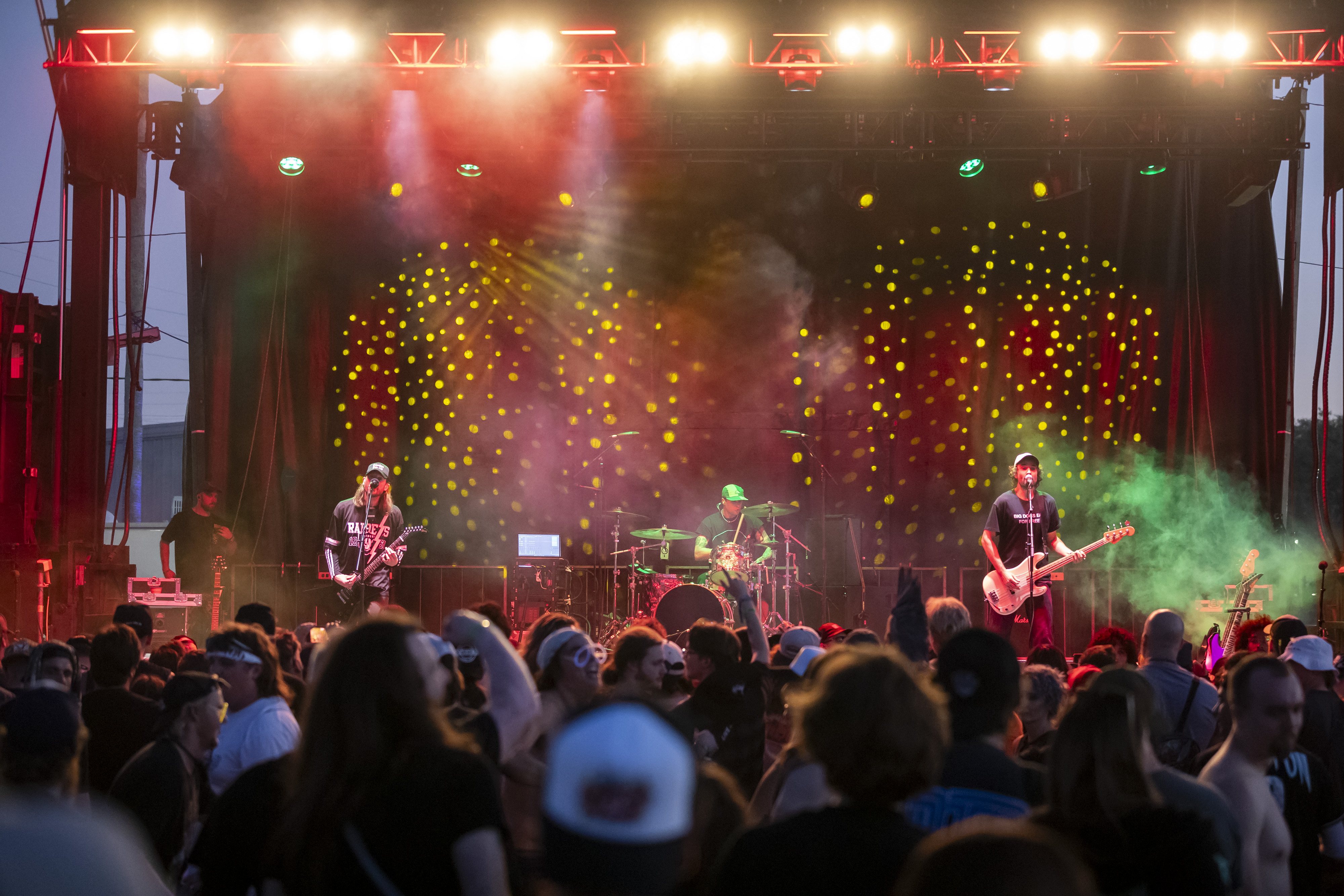 Dinosaur Pile-Up performs at the Owenâs Mixers Stage during Vans...