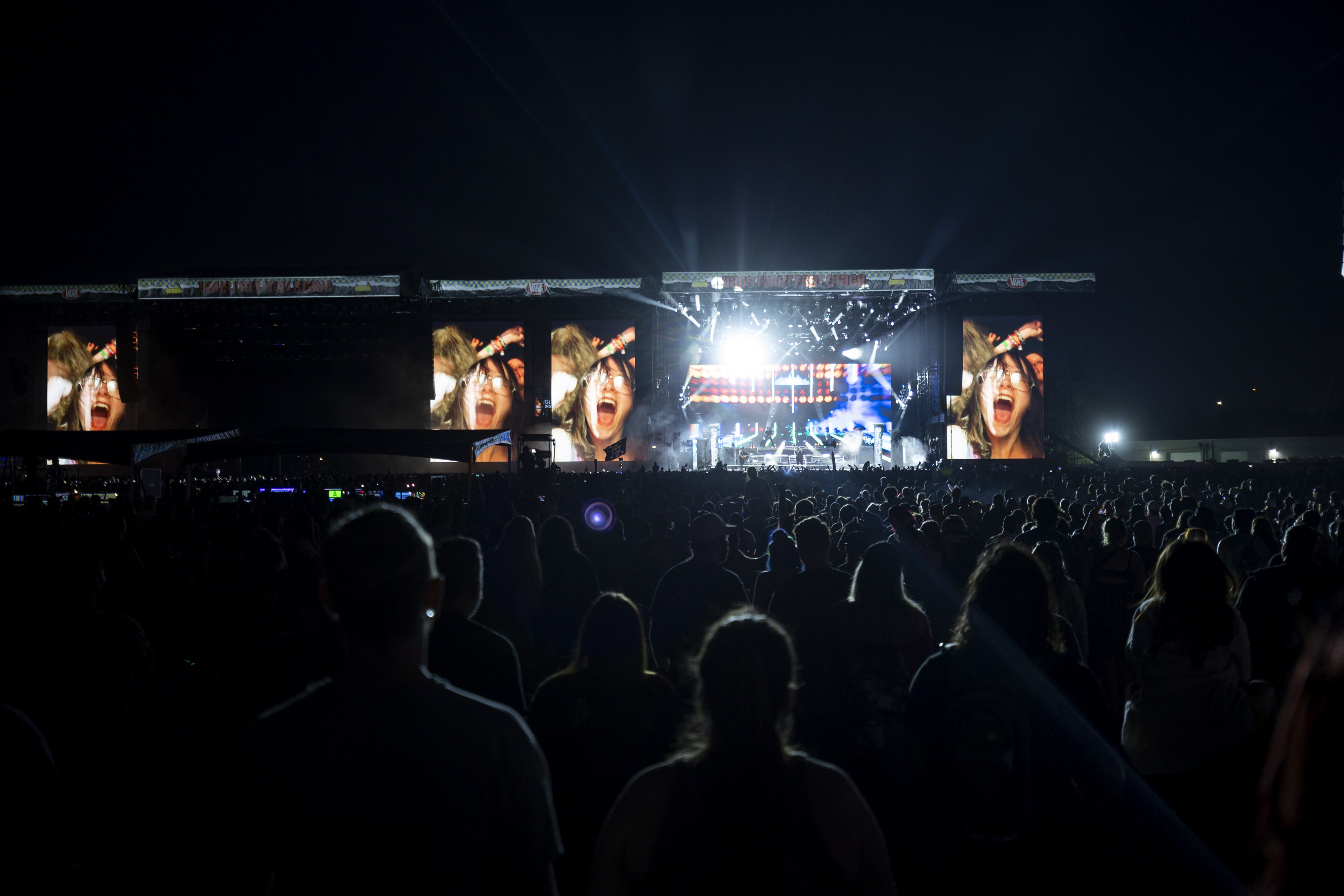 I Prevail performs on the main stage during Vans Warped...