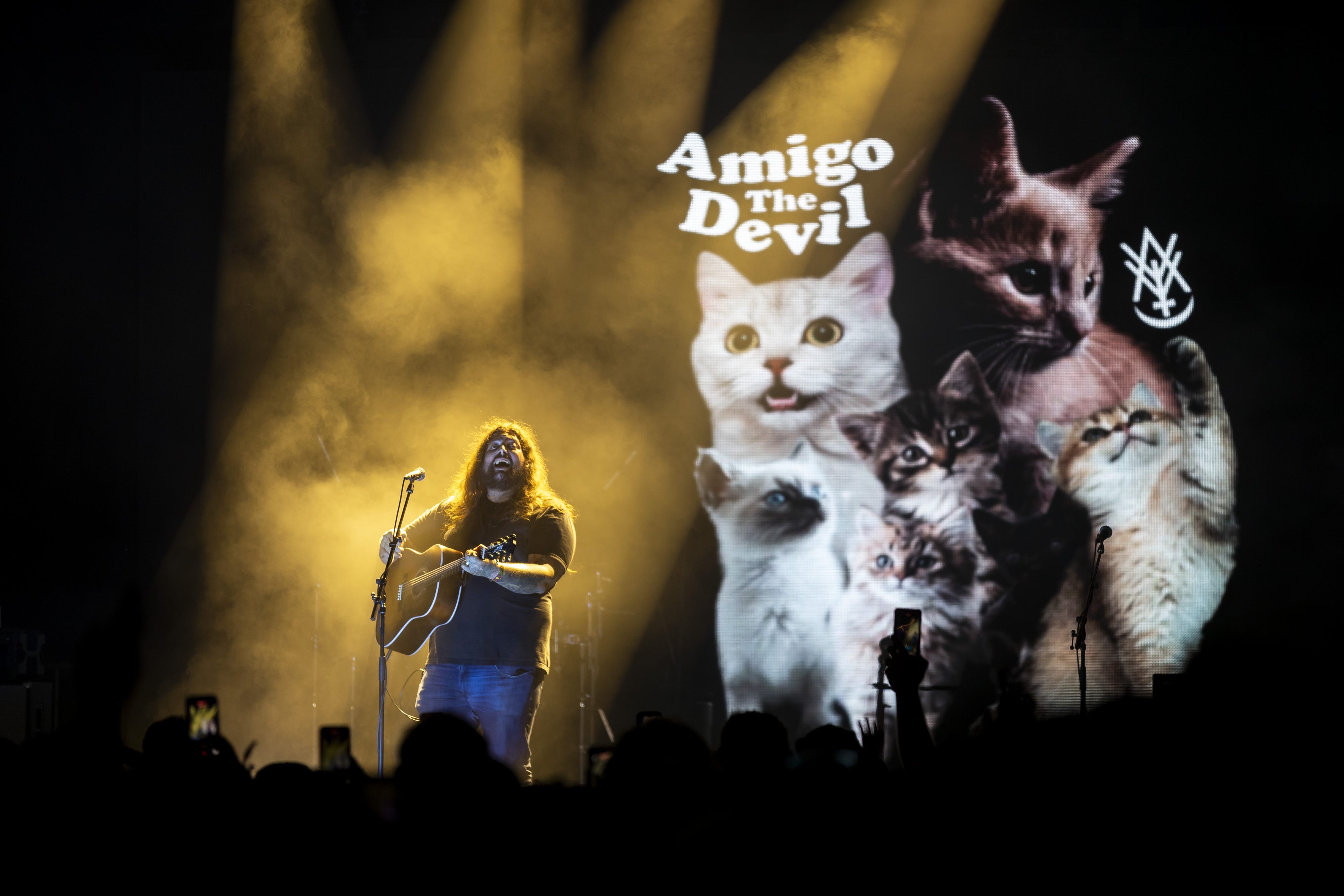 Amigo the Devil performs during Vans Warped Tour at Tinker...