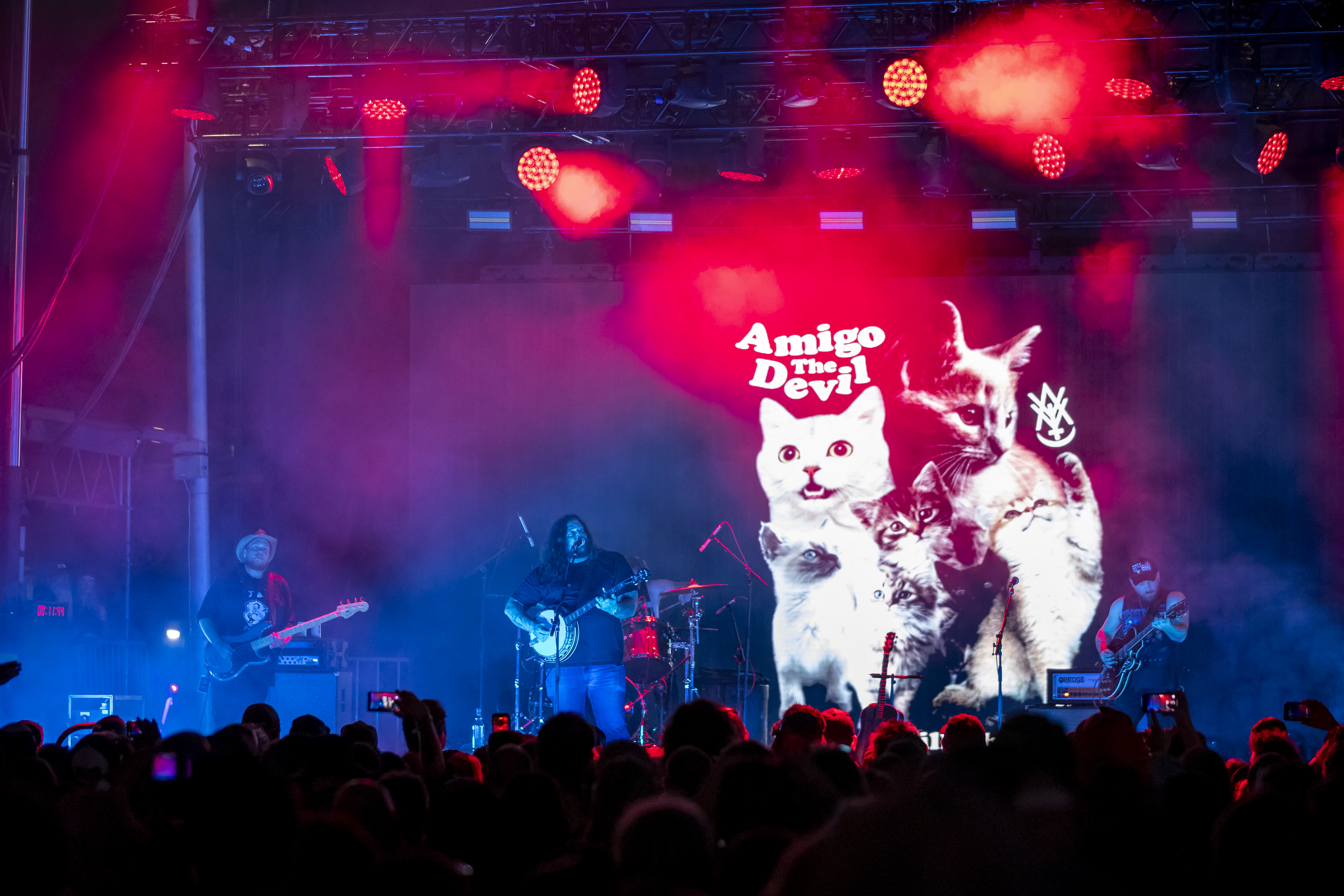 Amigo the Devil performs during Vans Warped Tour at Tinker...