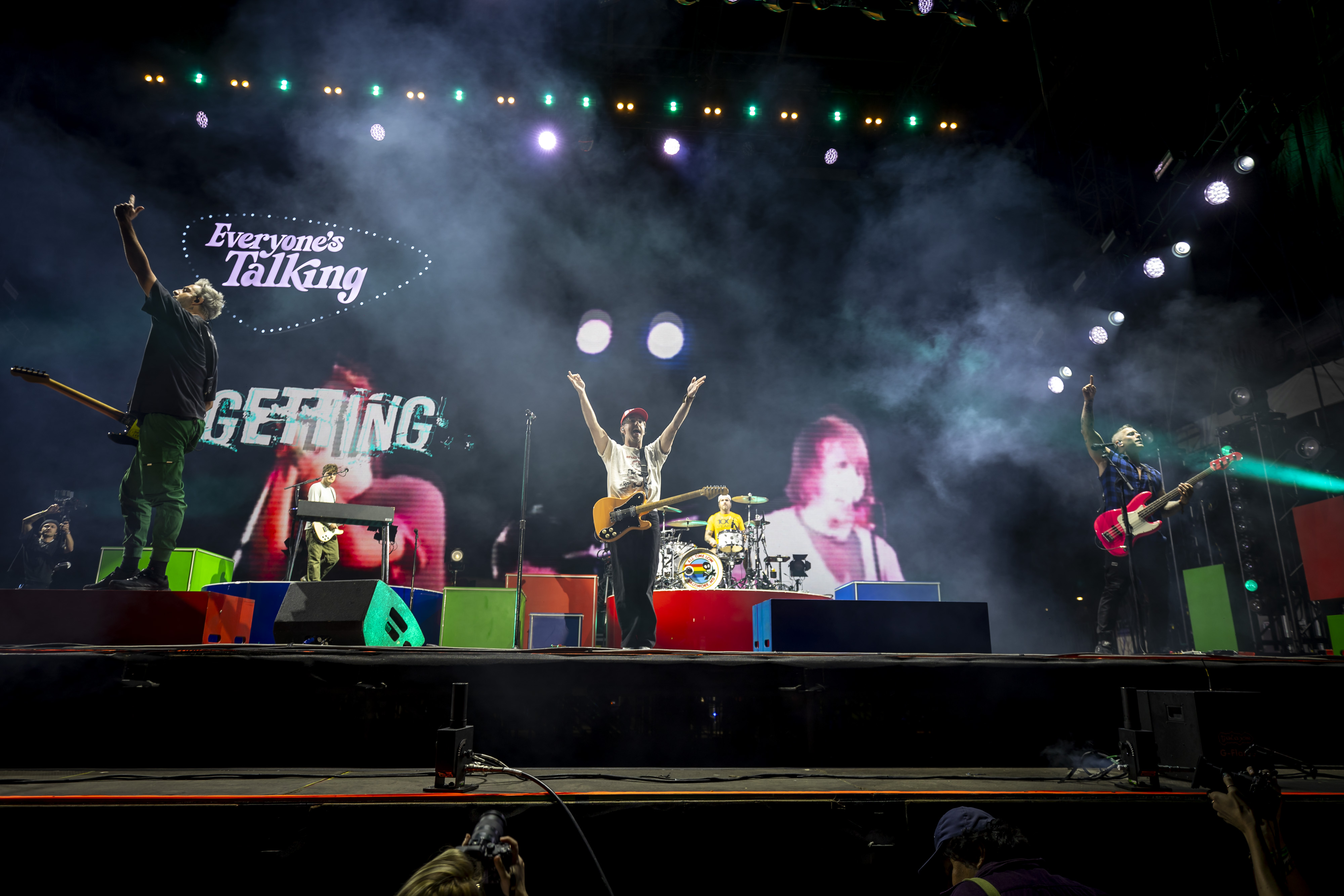 All Time Low performs during Vans Warped Tour at Tinker...