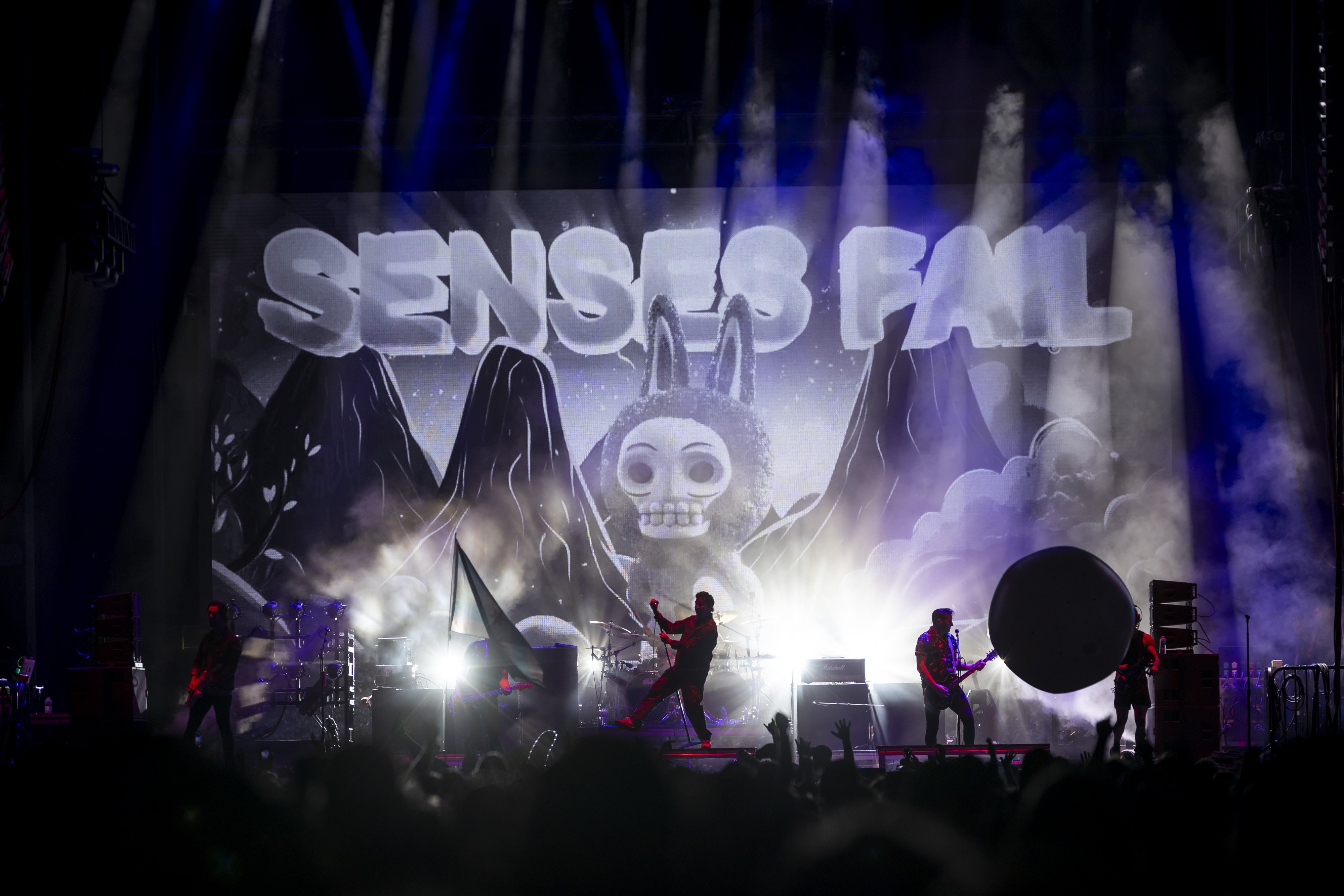 Senses Fail performs during Vans Warped Tour at Tinker Field...