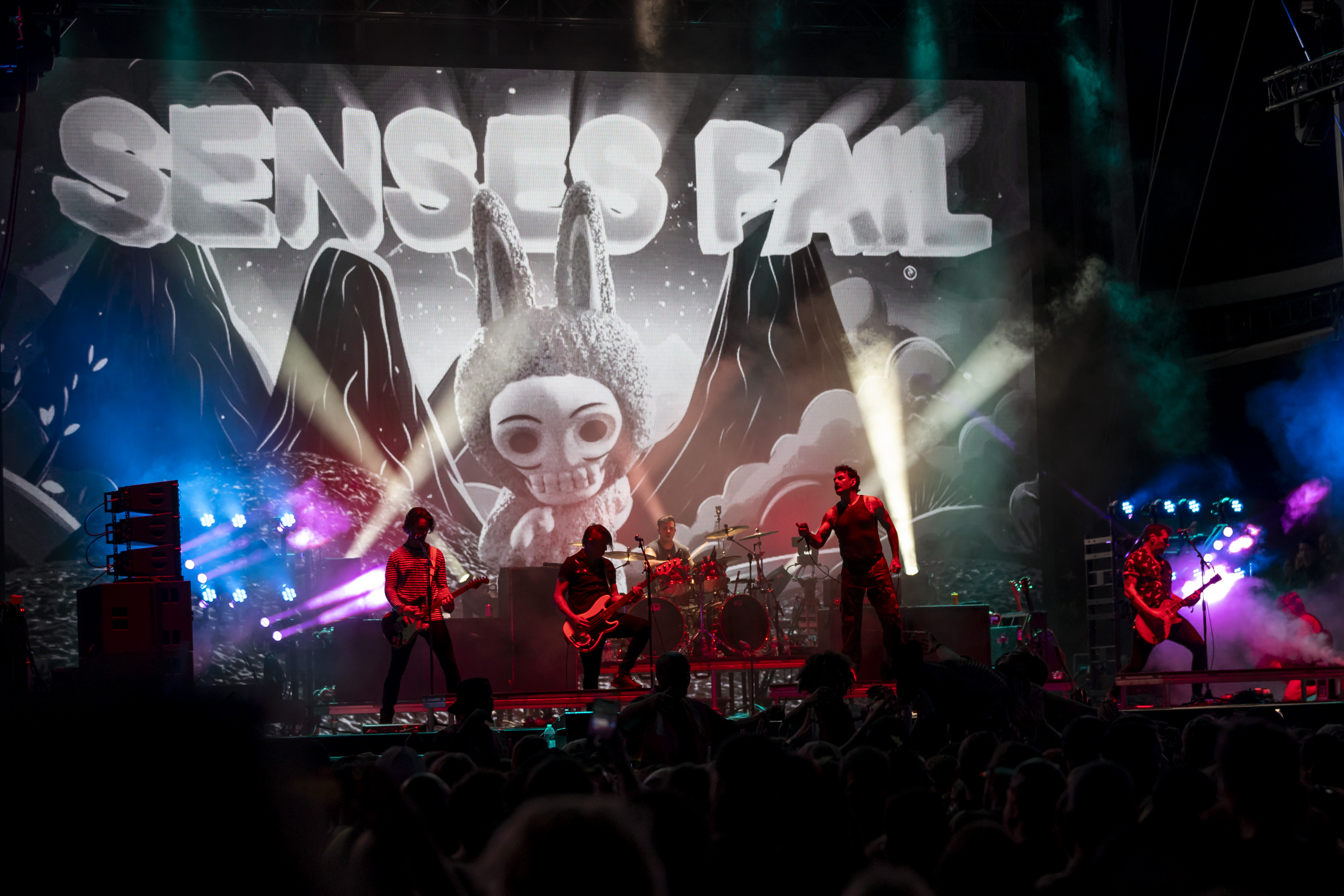 Senses Fail performs during Vans Warped Tour at Tinker Field...