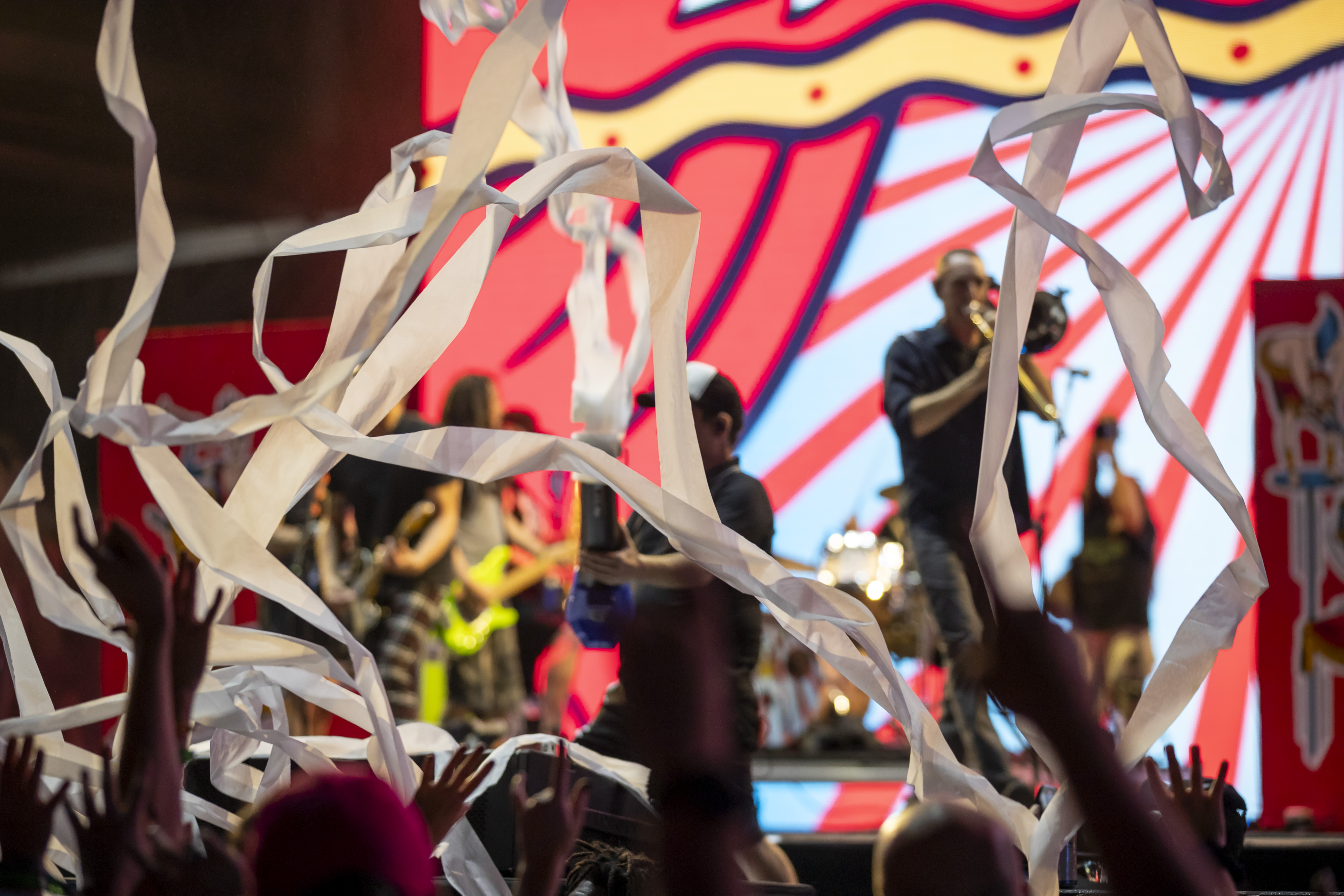 Gainesville-based ska punk band Less Than Jake performs with juvenile...