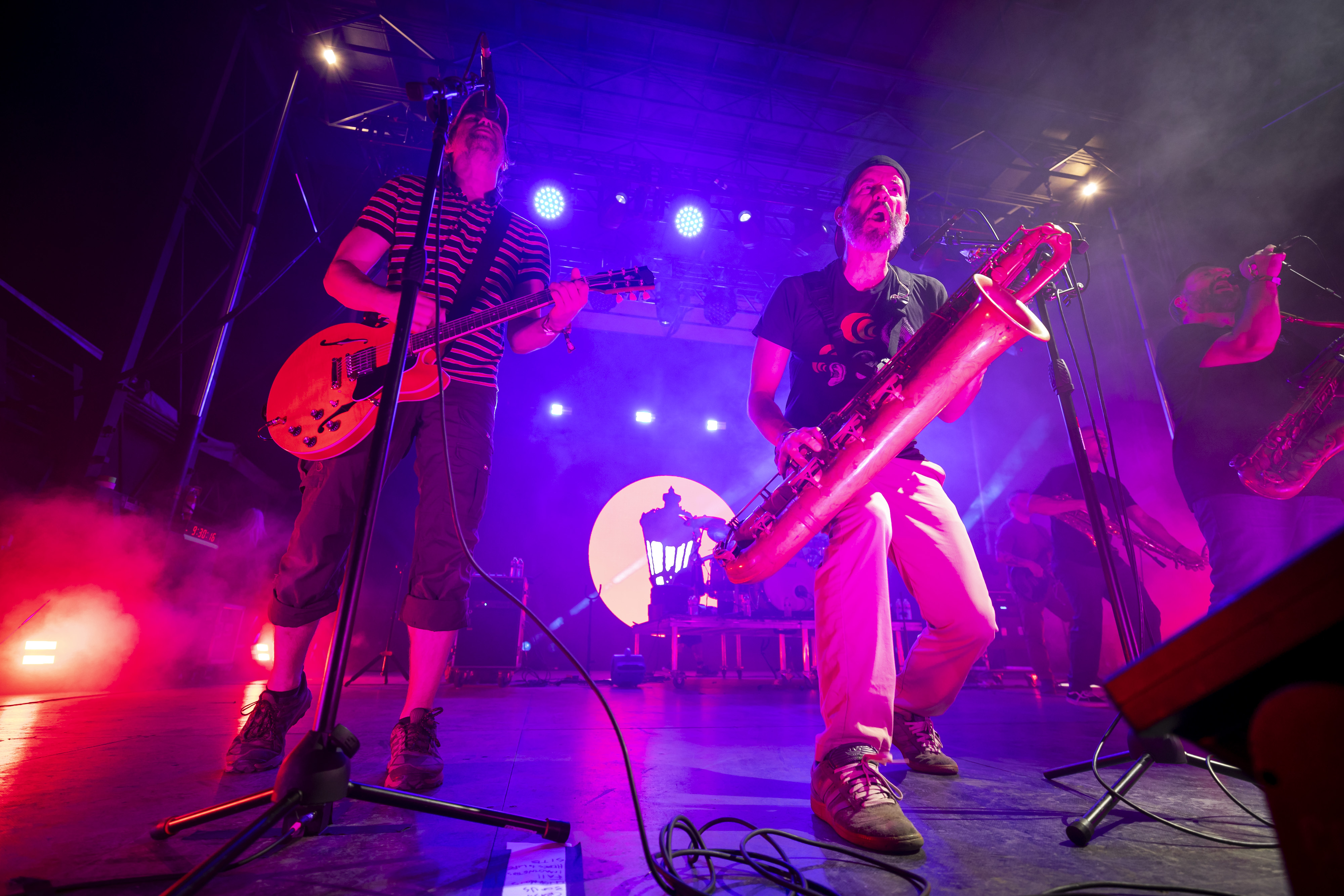 Streetlight Manifesto performs during Vans Warped Tour at Tinker Field...