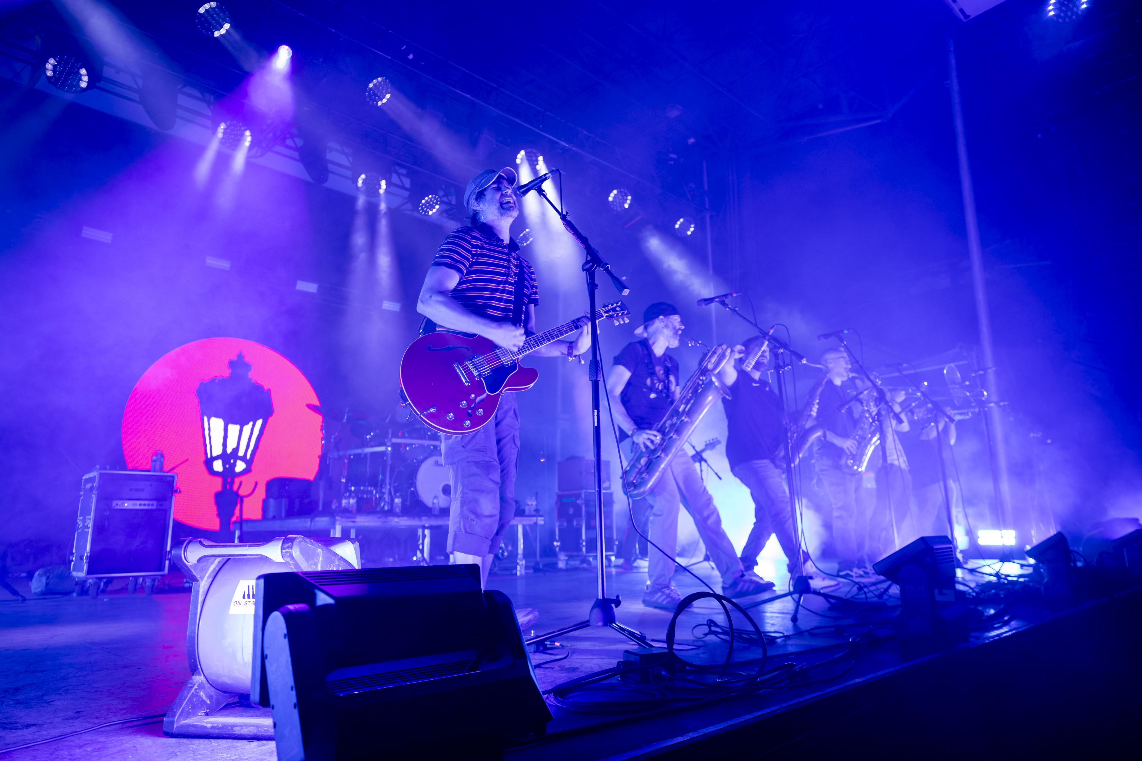 Streetlight Manifesto performs during Vans Warped Tour at Tinker Field...