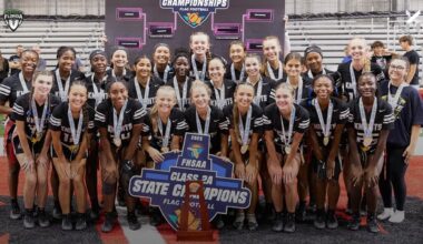 Robinson (Tampa) looks to make a run towards a 10th consecutive flag football state championship and 11th overall in program history this spring. [Robinson Flag Football/Instagram]