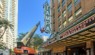 The theater, which is turning 100 later this year, will be closed for six months for a $30-million  restoration and preservation project. (Courtesy Tampa Theatre)