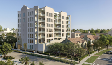 rendering of mid-size building