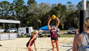 Chiles Falls to Gulf Breeze in First Beach Volleyball Match