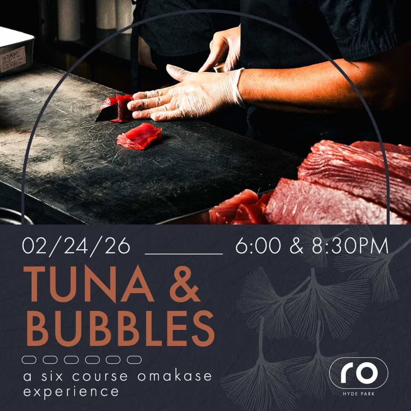 Tuna & Bubbles Omakase Dinner at RO Hyde Park