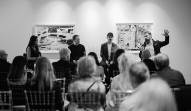 Tyler Shields, Jeffrey Czum, and Nick Mele discuss their works on view in