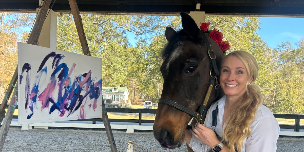 Horse-powered painting to benefit Tallahassee rescue this Saturday