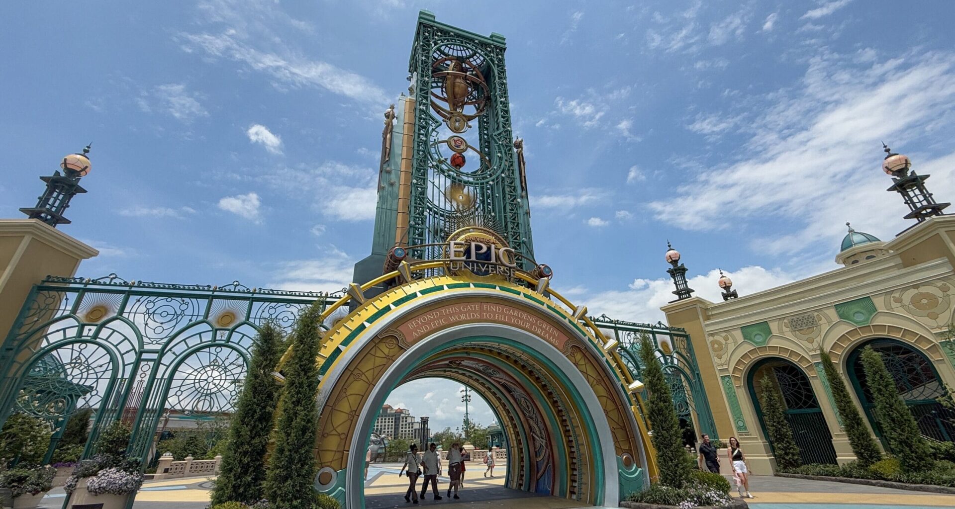 Chronos main entrance to Epic Universe