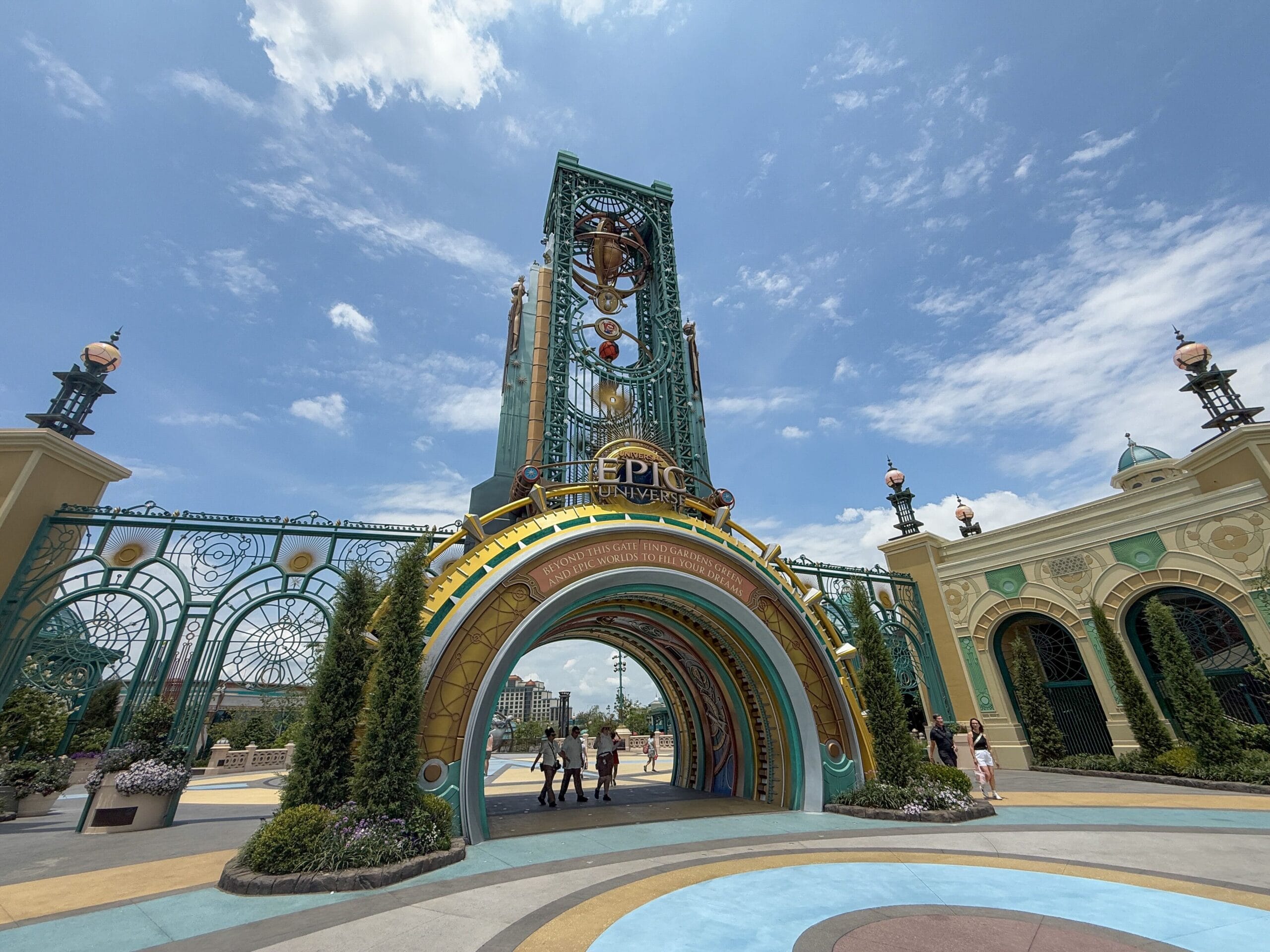 Chronos main entrance to Epic Universe
