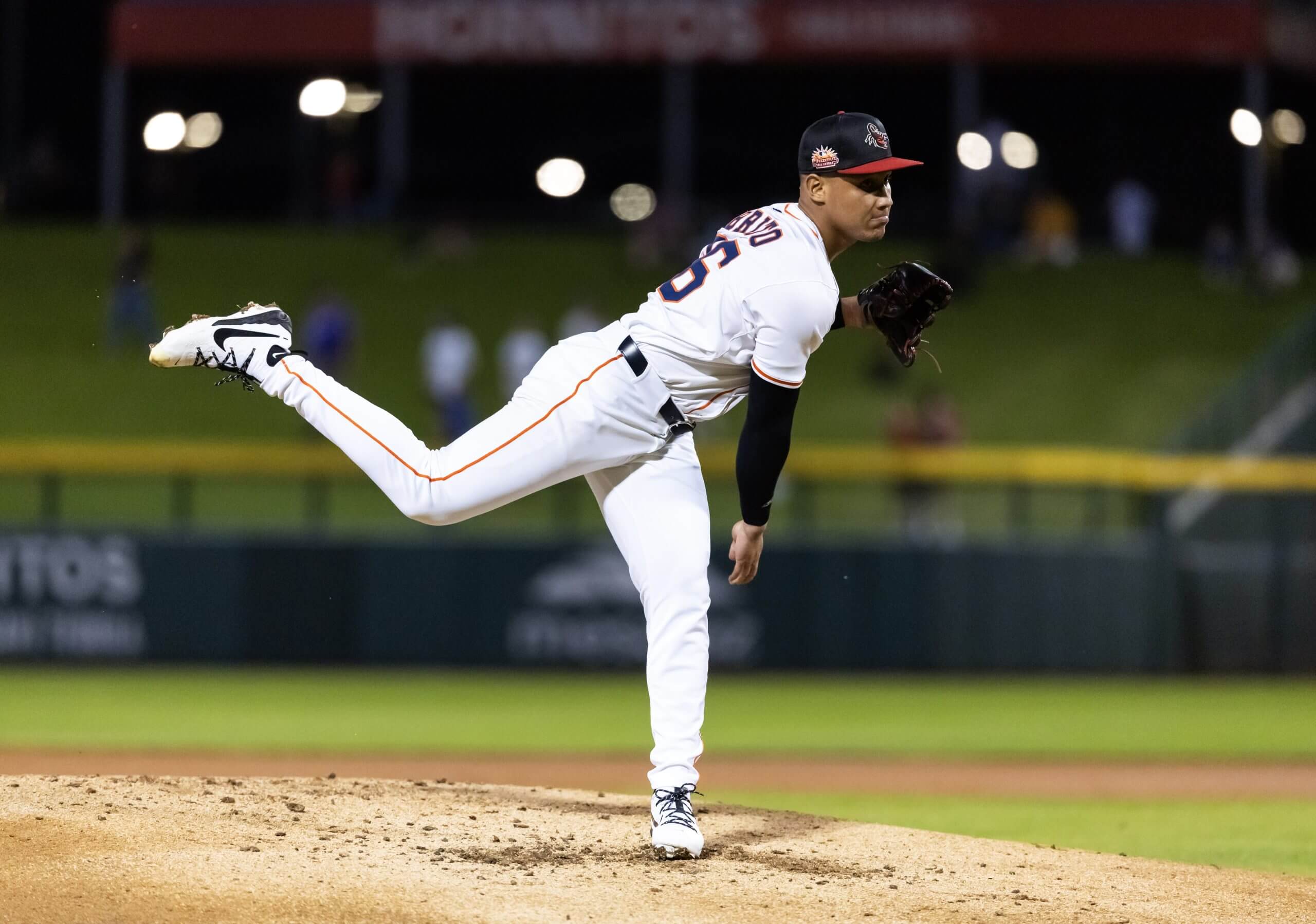 Houston Astros pitcher Anderson Brito during the Arizona Fall League Fall Stars Game at Sloan Park. 