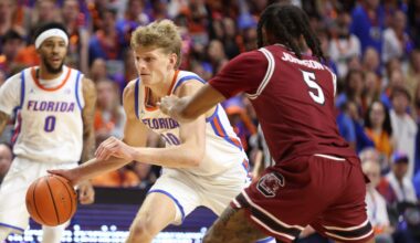 First-place Florida takes care of South Carolina, extends winning streak to 6