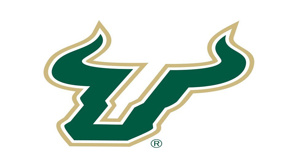 University of South Florida Bulls logo, graphic element on white.