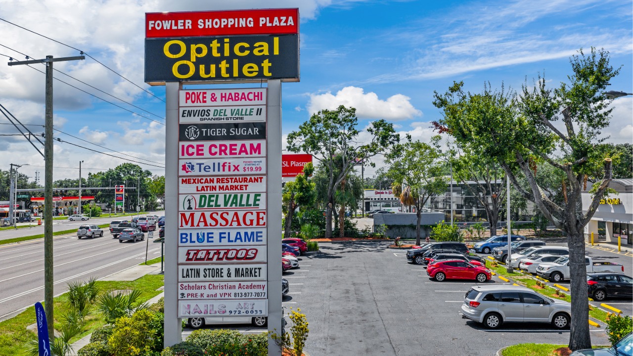 Storm-damaged Fowler Shopping Plaza sells near list price