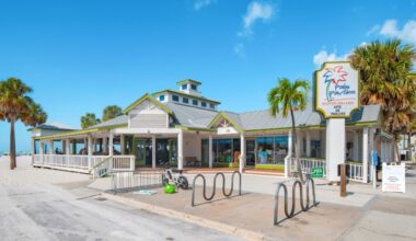 Palm Pavilion Restaurant on Clearwater Beach at 10 Bay Esplanade