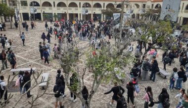 Student protest walk out at Mariner High School in Cape Coral, Fla. on Feb. 5, 2026.(Photo/Reddit)