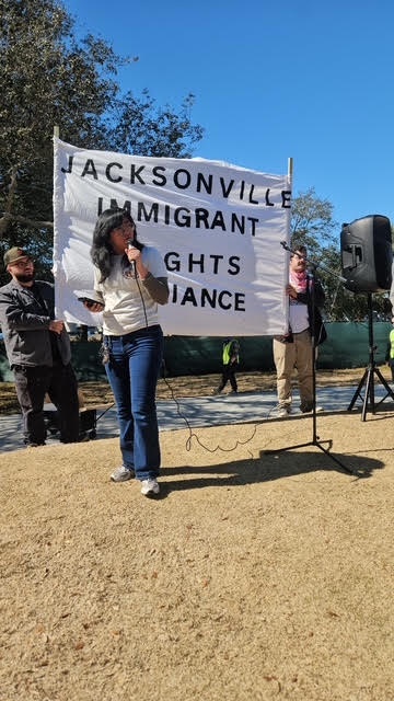 Jacksonville, Florida protest demands ICE out now. | Fight Back! News Jacksonville, Florida protest demands ICE out now.