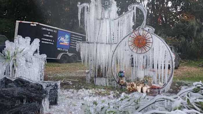 News4JAX Insiders create icy wonderlands to make best of extreme cold
