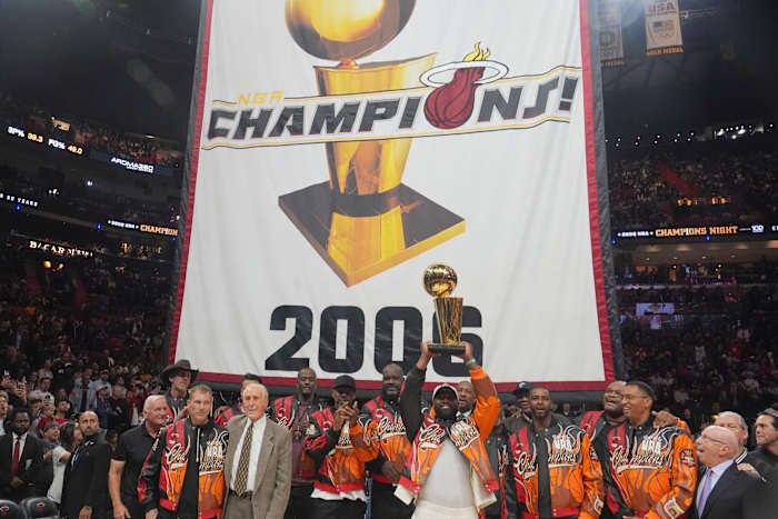 Shaquille O'Neal calls 2006 Miami Heat title his favorite, as team celebrates 20th anniversary