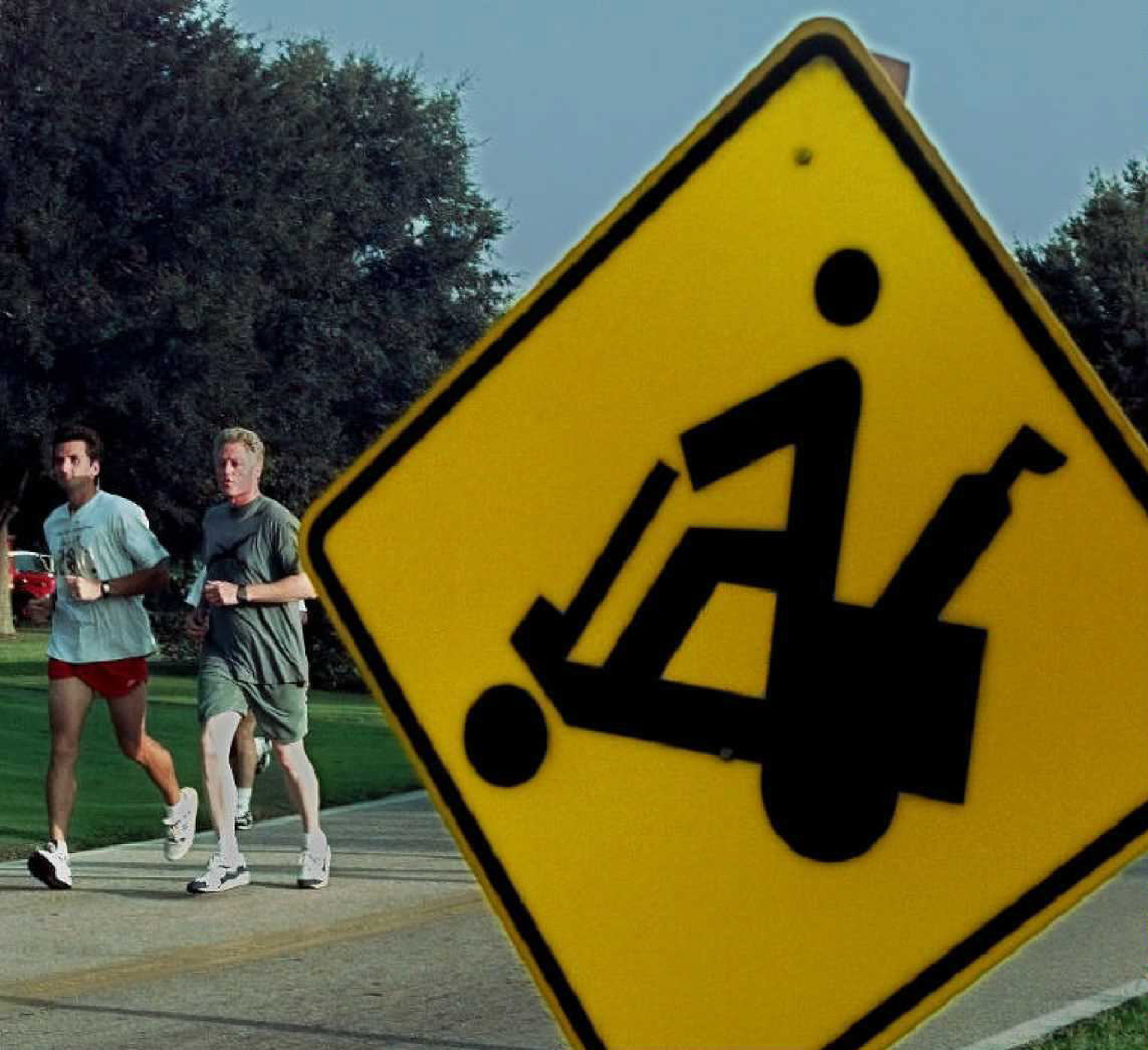 ORLANDO, UNITED STATES: US President Bill Clinton (R) takes an...