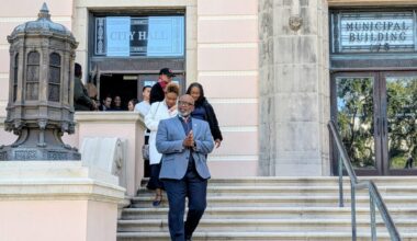 Welch files for reelection with police, fire union support