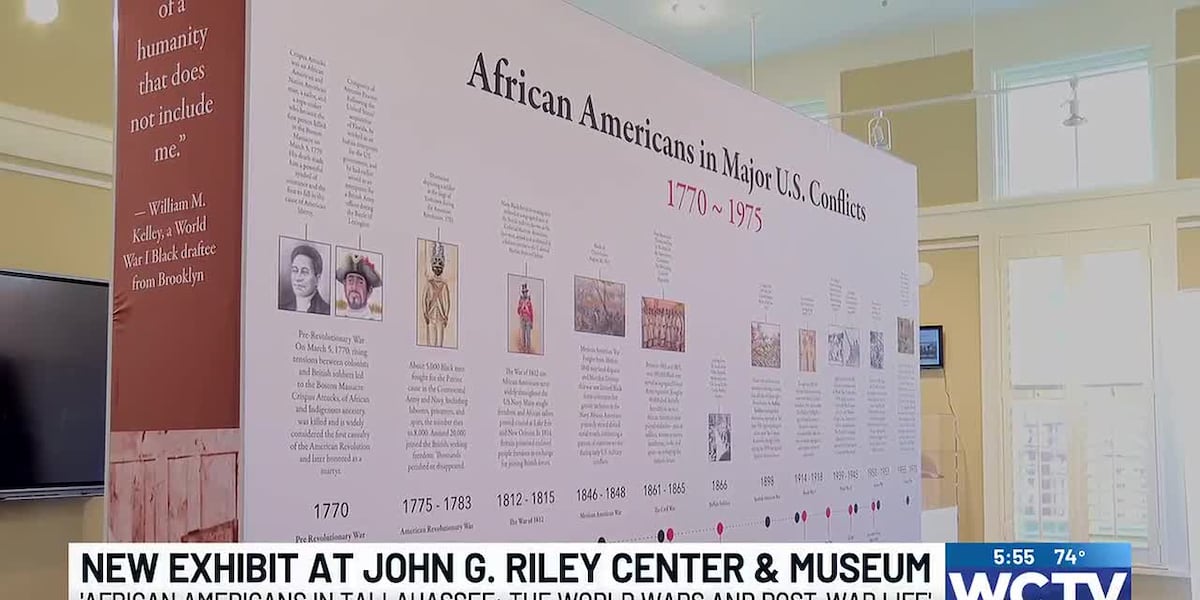 John G. Riley Museum exhibit highlights Black military service in World Wars