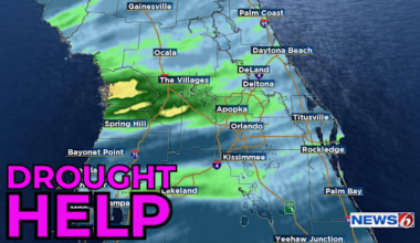 Here’s how much Sunday’s rain impacted Central Florida’s drought